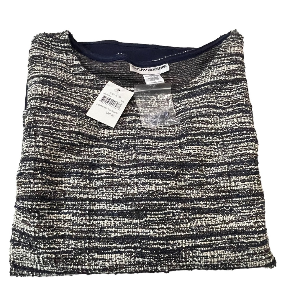 Cathy Daniels cowl neck sweater size large - Picture 9 of 15